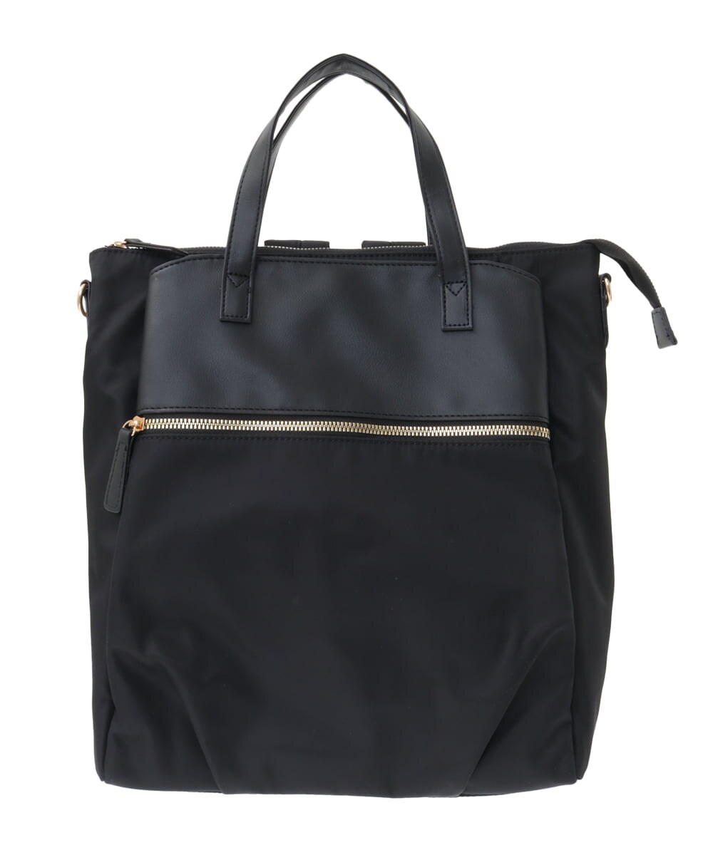 BPRAA22150 MK MICHEL KLEIN BAG(MK ミッシェルクラン バッグ) [3WAY/撥水加工]異素材MIXナイロンリュック ライトブルー