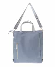 BPRAA22150 MK MICHEL KLEIN BAG(MK ミッシェルクラン バッグ) [3WAY/撥水加工]異素材MIXナイロンリュック ライトブルー