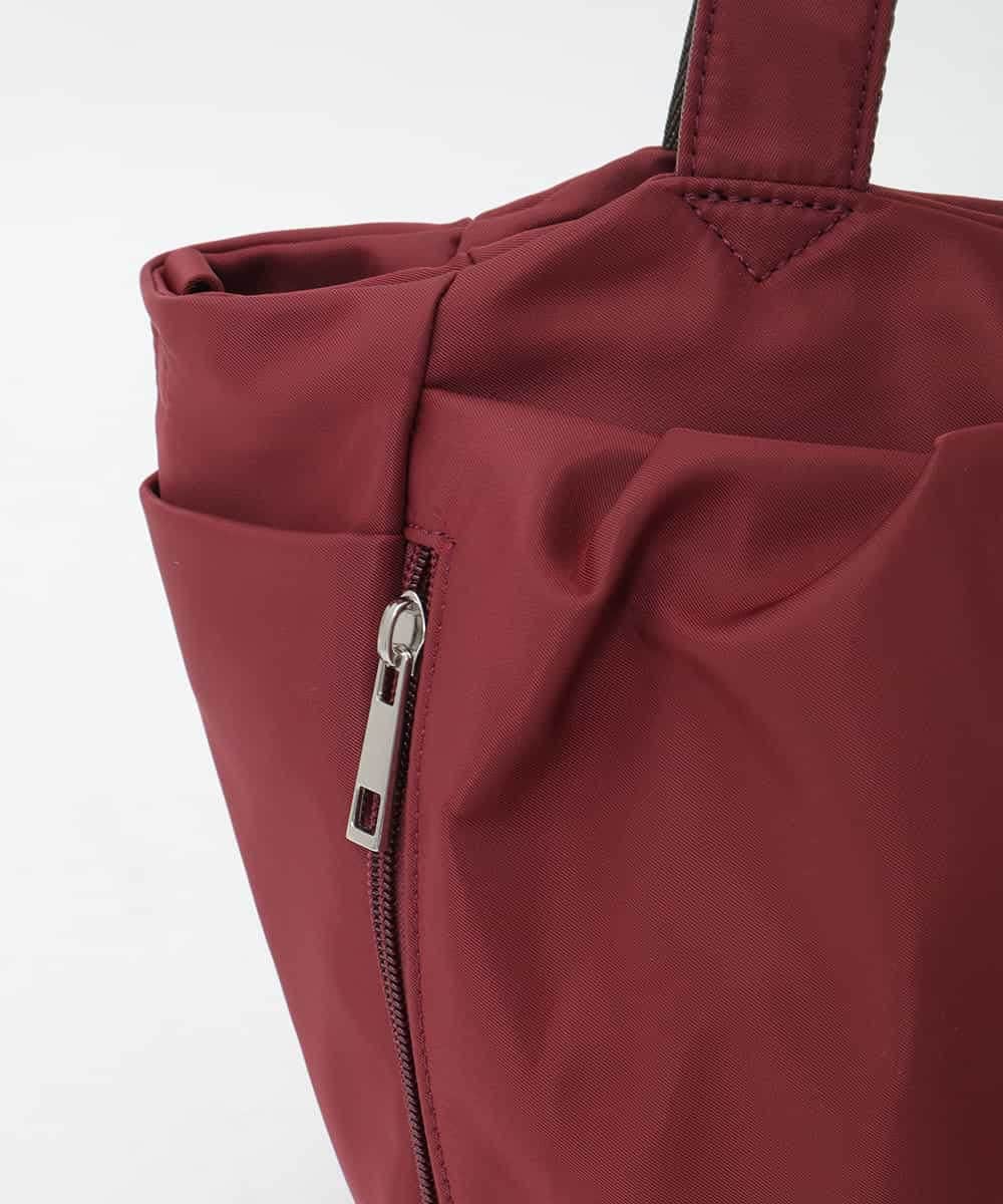 BPRAG31150 MK MICHEL KLEIN BAG(MK ミッシェルクラン バッグ) [2WAY]多機能ポケットタックデザインミニトート ボルドー