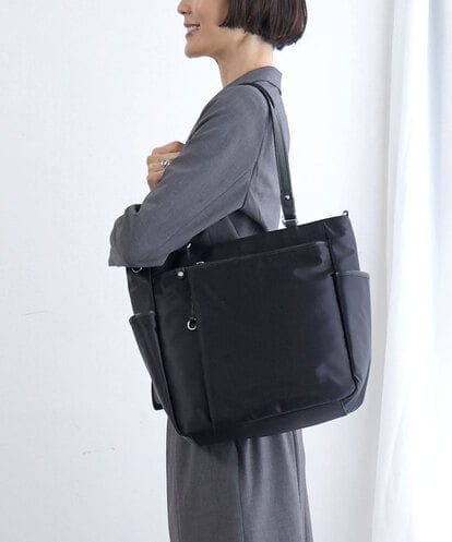 BPRAG84190 MK MICHEL KLEIN BAG [2WAY/A4収納可]多機能ポケットナイロントートバッグ