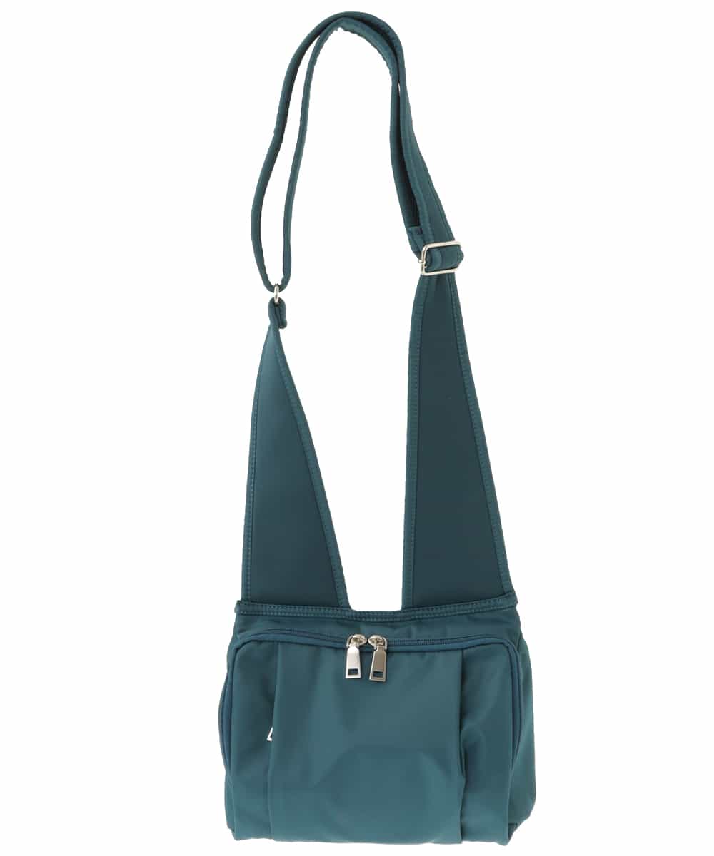 BPRAS01140 MK MICHEL KLEIN BAG(MK ミッシェルクラン バッグ) 【人間工学デザイン】コンパクトショルダーバッグ グリーン