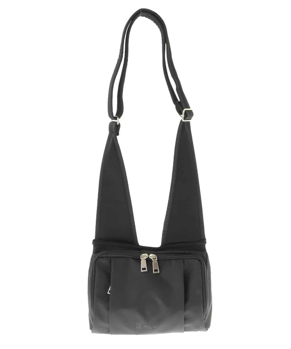 BPRAS01140 MK MICHEL KLEIN BAG(MK ミッシェルクラン バッグ) 【人間工学デザイン】コンパクトショルダーバッグ ブラック