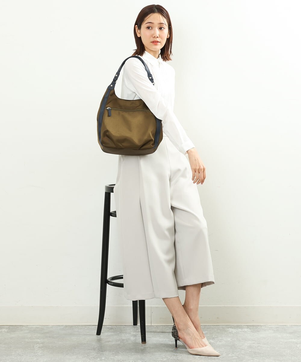 BPRAS11130 MK MICHEL KLEIN BAG(MK ミッシェルクラン バッグ) ナイロントートバッグ カーキ