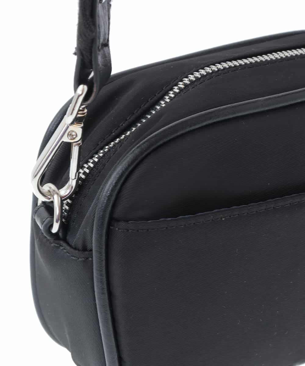 BPRAV01110 MK MICHEL KLEIN BAG(MK ミッシェルクラン バッグ) スクエアフォルムミニショルダーバッグ ブラック
