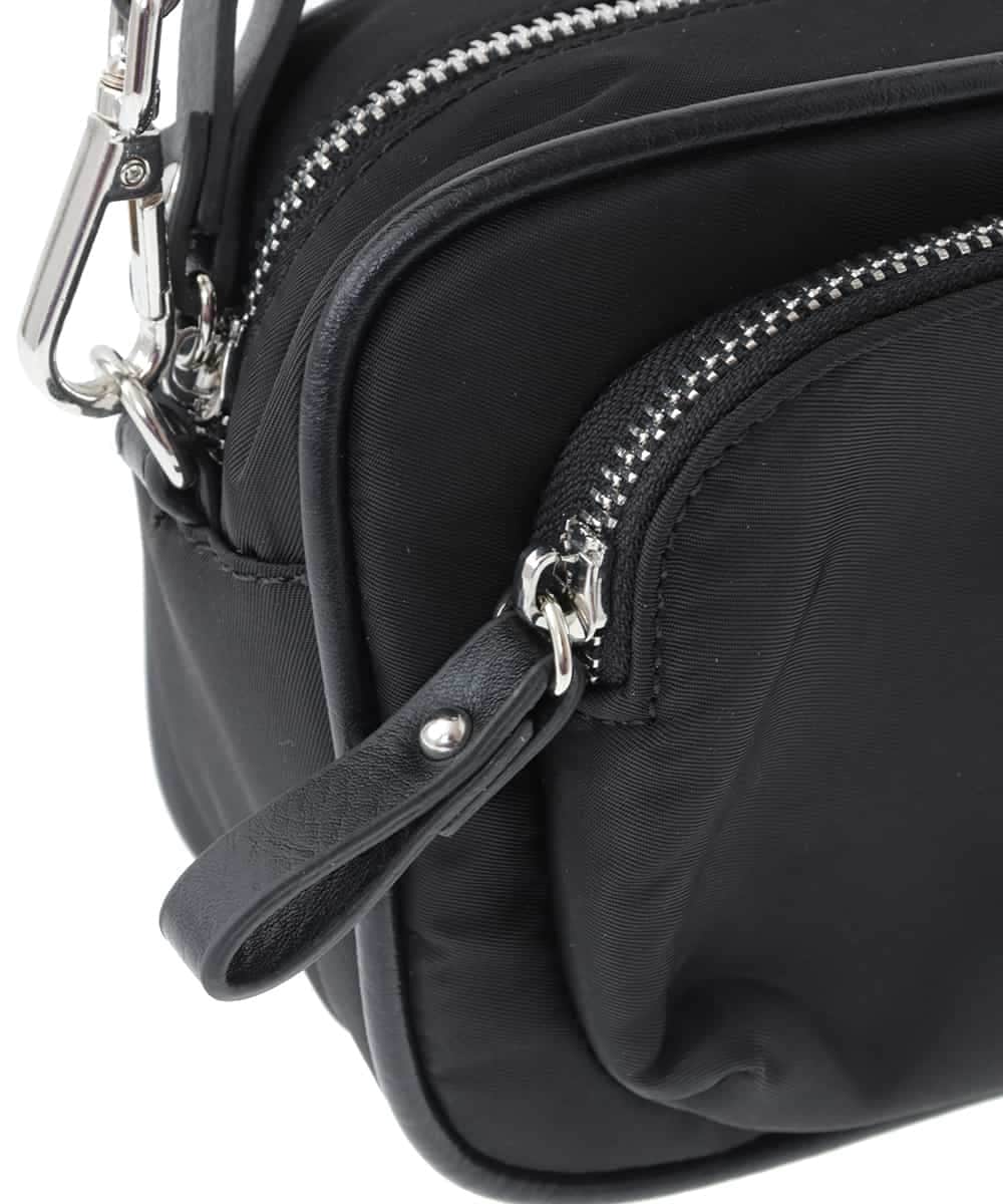 BPRAV01110 MK MICHEL KLEIN BAG(MK ミッシェルクラン バッグ) スクエアフォルムミニショルダーバッグ ブラック