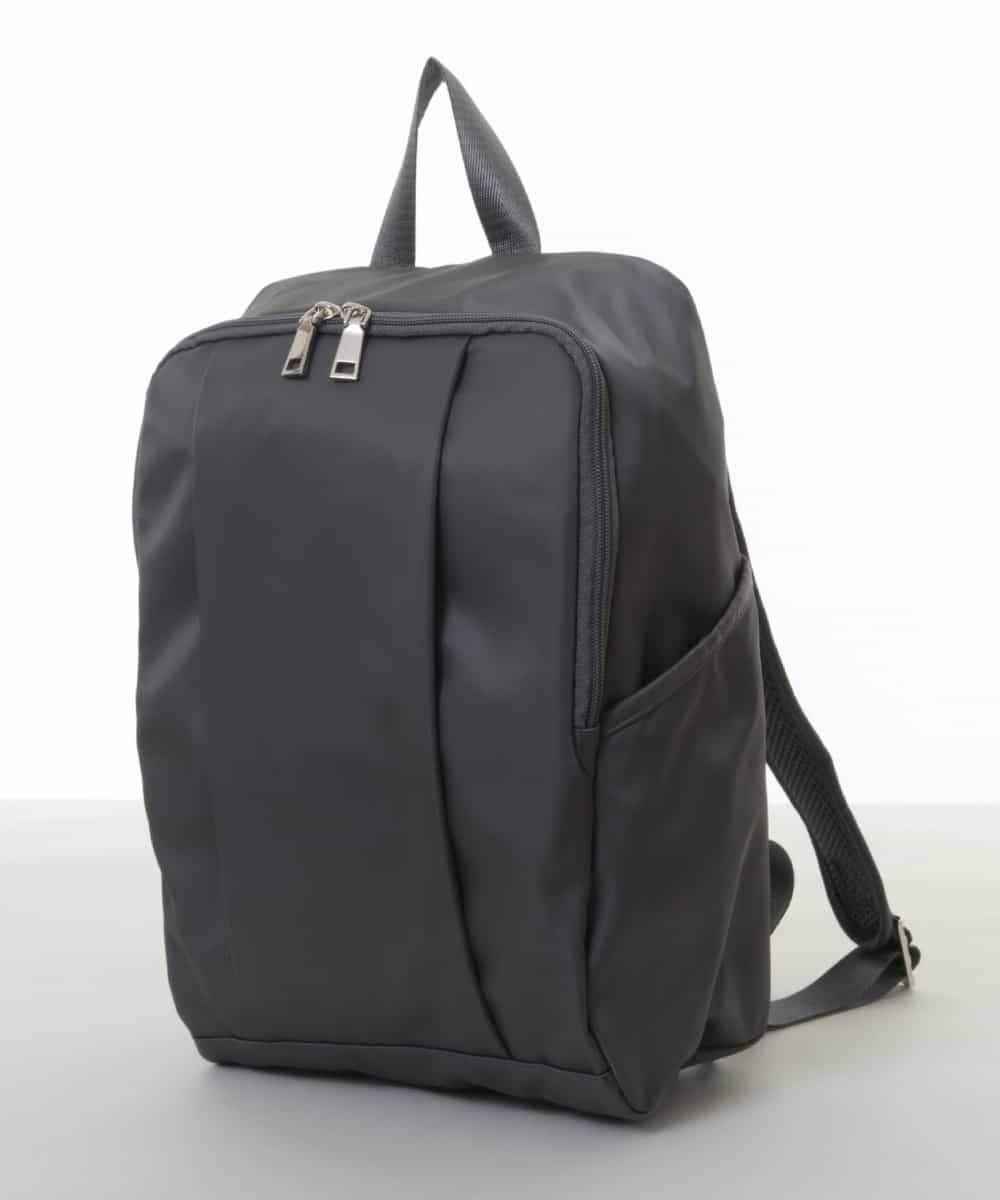 BPRAV02160 MK MICHEL KLEIN BAG(MK ミッシェルクラン バッグ) フロントタックコンパクトデザインリュック グレー