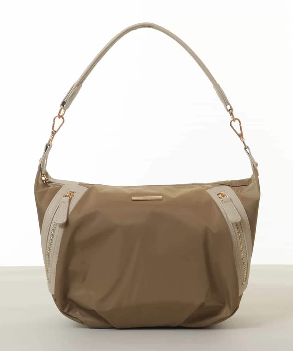 BPRAV12140 MK MICHEL KLEIN BAG(MK ミッシェルクラン バッグ) [2WAY]異素材ドッキングワンハンドルバッグ ベージュ