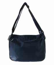 BPRAV23130 MK MICHEL KLEIN BAG(MK ミッシェルクラン バッグ) ドロストデザインメタリックショルダーバッグ ネイビー