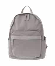 BPRED21170 MK MICHEL KLEIN BAG(MK ミッシェルクラン バッグ) [軽量/A4収納可]異素材ジョイントナイロンリュックサック グレー