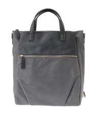 BPRGA62160 MK MICHEL KLEIN BAG(MK ミッシェルクラン バッグ) [3WAY/撥水加工]異素材MIXナイロンリュック ライトブルー