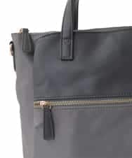 BPRGA62160 MK MICHEL KLEIN BAG(MK ミッシェルクラン バッグ) [3WAY/撥水加工]異素材MIXナイロンリュック ライトブルー