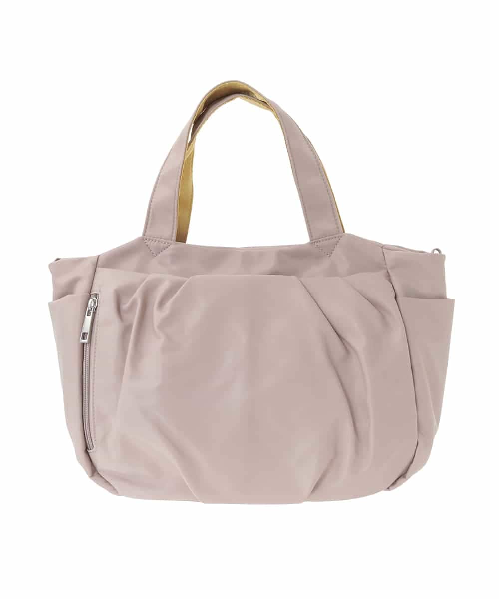 BPRGD31150 MK MICHEL KLEIN BAG(MK ミッシェルクラン バッグ) [2WAY/撥水]多機能ポケットタックデザイントートバッグ ベージュ