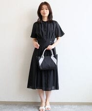 BPRGD52150 MK MICHEL KLEIN BAG(MK ミッシェルクラン バッグ) [2WAY]ドットハンドルナイロンコンパクトバッグ グリーン