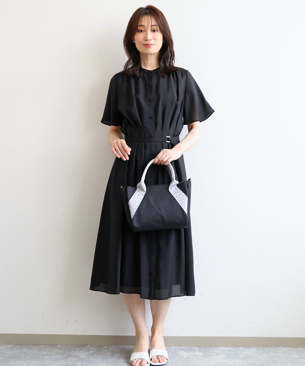 BPRGD52150 MK MICHEL KLEIN BAG(MK ミッシェルクラン バッグ) [2WAY]ドットハンドルナイロンコンパクトバッグ グリーン