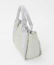 BPRGD52150 MK MICHEL KLEIN BAG(MK ミッシェルクラン バッグ) [2WAY]ドットハンドルナイロンコンパクトバッグ グリーン