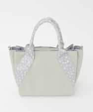 BPRGD52150 MK MICHEL KLEIN BAG(MK ミッシェルクラン バッグ) [2WAY]ドットハンドルナイロンコンパクトバッグ グリーン