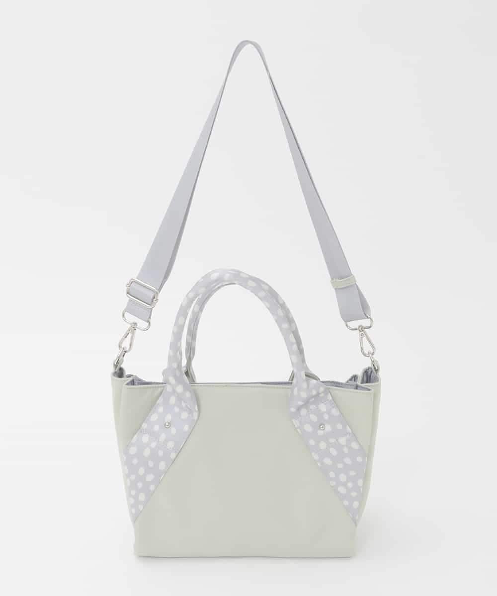 BPRGD52150 MK MICHEL KLEIN BAG(MK ミッシェルクラン バッグ) [2WAY]ドットハンドルナイロンコンパクトバッグ グリーン