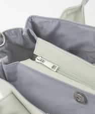 BPRGD52150 MK MICHEL KLEIN BAG(MK ミッシェルクラン バッグ) [2WAY]ドットハンドルナイロンコンパクトバッグ グリーン