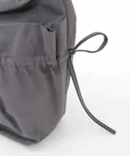 BPRGD92150 MK MICHEL KLEIN BAG(MK ミッシェルクラン バッグ) [2WAY/A4収納可]ギャザーポケットナイロンデザインバッグ ダークグレー