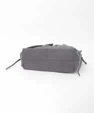 BPRGD92150 MK MICHEL KLEIN BAG(MK ミッシェルクラン バッグ) [2WAY/A4収納可]ギャザーポケットナイロンデザインバッグ ダークグレー