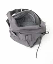 BPRGD92150 MK MICHEL KLEIN BAG(MK ミッシェルクラン バッグ) [2WAY/A4収納可]ギャザーポケットナイロンデザインバッグ ダークグレー