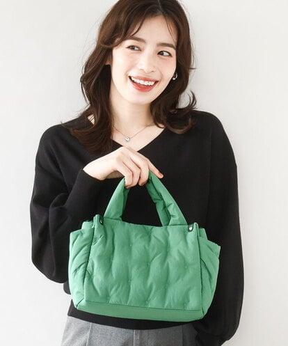 BPRJA81150 MK MICHEL KLEIN BAG [2WAY]スター刺繍パフトートバッグ