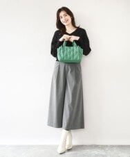 BPRJA81150 MK MICHEL KLEIN BAG(MK ミッシェルクラン バッグ) [2WAY]スター刺繍パフトートバッグ アイボリー