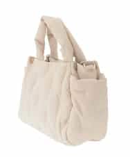 BPRJA81150 MK MICHEL KLEIN BAG(MK ミッシェルクラン バッグ) [2WAY]スター刺繍パフトートバッグ アイボリー