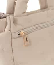 BPRJA81150 MK MICHEL KLEIN BAG(MK ミッシェルクラン バッグ) [2WAY]スター刺繍パフトートバッグ アイボリー