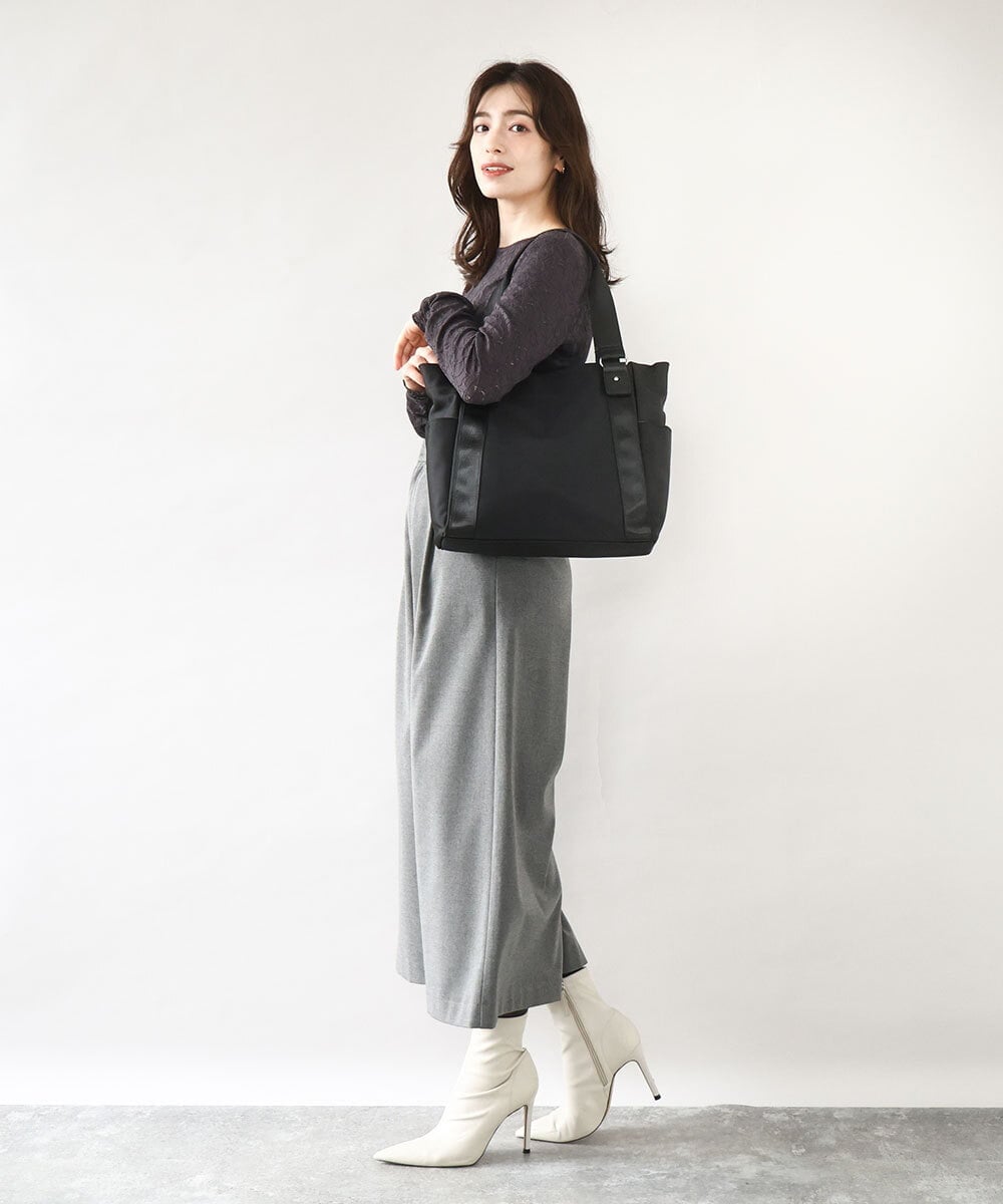 BPRJA83160 MK MICHEL KLEIN BAG(MK ミッシェルクラン バッグ) [2WAY]多機能ポケットデザイントートバッグ レッド