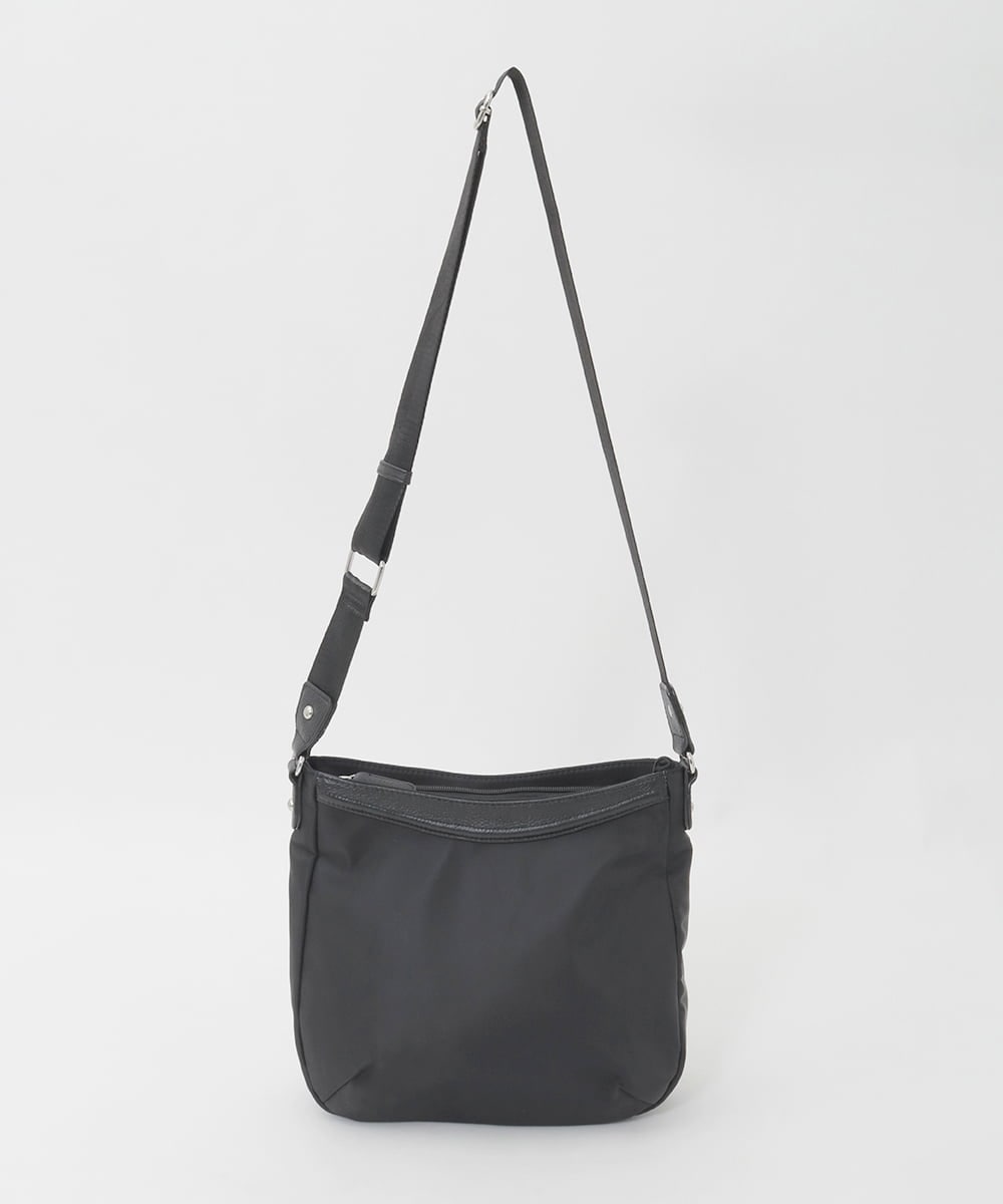 BPRJD23160 MK MICHEL KLEIN BAG(MK ミッシェルクラン バッグ) [撥水/軽量]ラウンドデザインレザーナイロンショルダー ベージュ