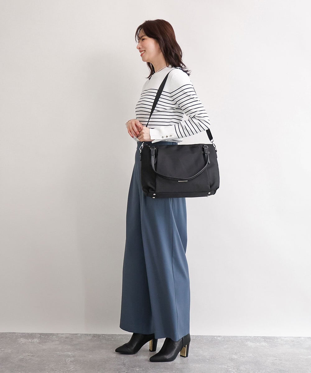 BPRJD87170 MK MICHEL KLEIN BAG(MK ミッシェルクラン バッグ) [2WAY/撥水/A4収納可]牛革ジョイントデザイントートバッグ レッド