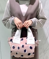 BPRJS81140 MK MICHEL KLEIN BAG(MK ミッシェルクラン バッグ) [2WAY/10Pockets]デザイントートバッグ ベージュ