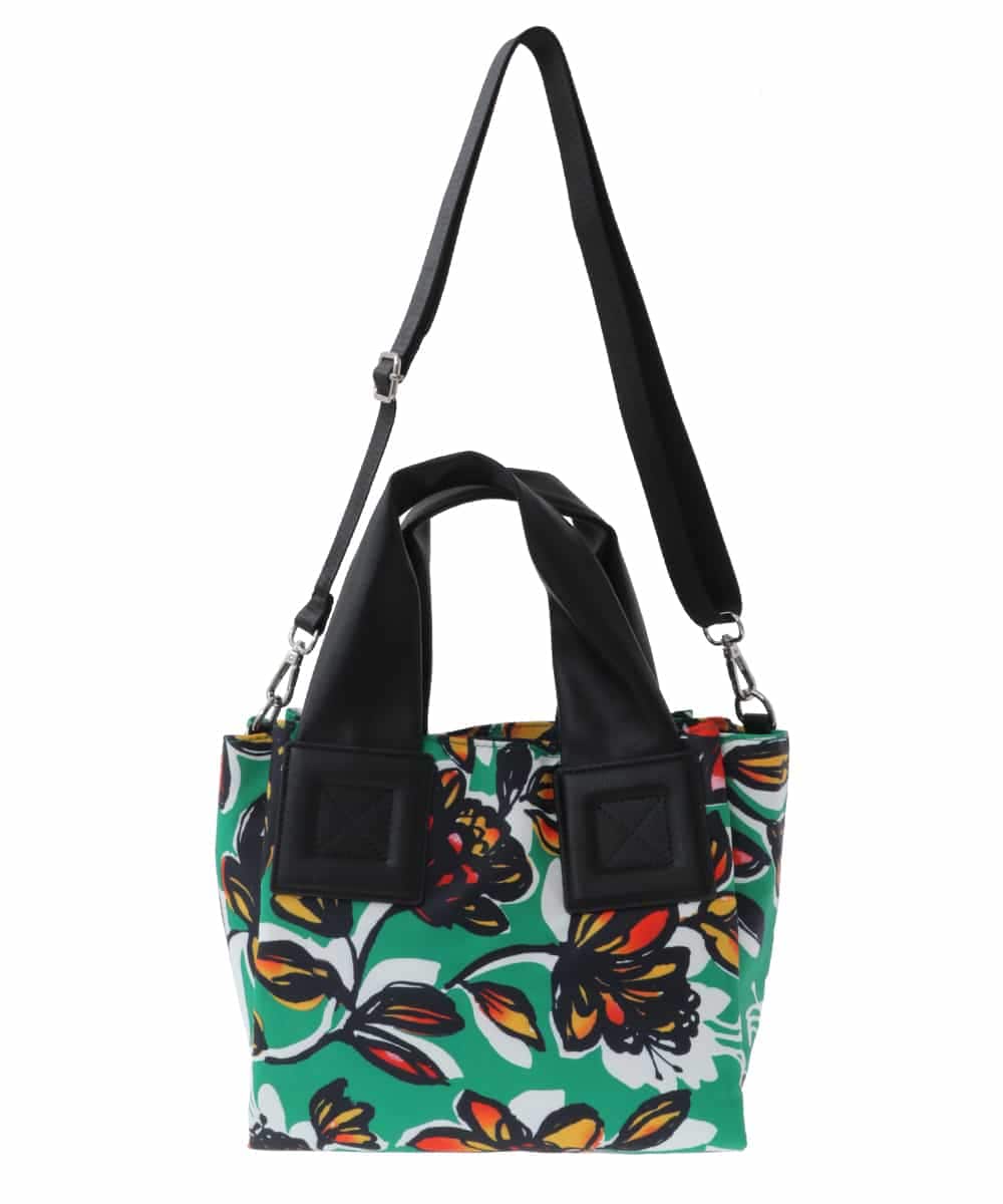 BPRJS81140 MK MICHEL KLEIN BAG(MK ミッシェルクラン バッグ) [2WAY/10Pockets]デザイントートバッグ グリーン