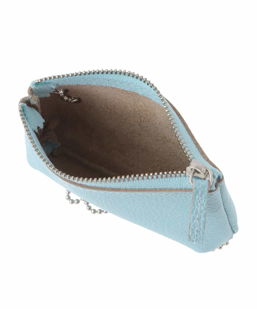 BPSES21050 MK MICHEL KLEIN BAG(MK ミッシェルクラン バッグ) カウレザーコンパクトポーチ シルバー