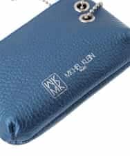 BPSES21050 MK MICHEL KLEIN BAG(MK ミッシェルクラン バッグ) カウレザーコンパクトポーチ シルバー