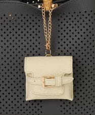 BPSGD43070 MK MICHEL KLEIN BAG(MK ミッシェルクラン バッグ) ミニバッグレザーチャーム アイボリー