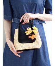 BPSGM43032 MK MICHEL KLEIN BAG(MK ミッシェルクラン バッグ) フラワービーズチャーム ライトブルー