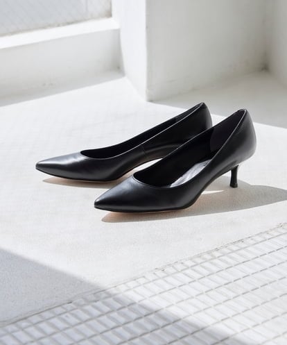 CG6HA04200 BUYERS SELECT 【ALUNE SEVEN TWELVE THIRTY】スティレットローヒールポインテッドパンプス
