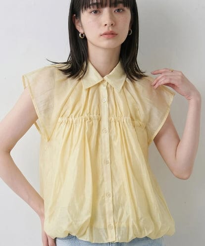 CTBID03054 TONEA シアーバルーンシャーリングシャツ