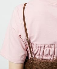 CTBID06059 TONEA(トネア) サテンレースアシメキャミ ブラック