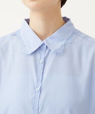 CTBKD01059 TONEA(トネア) レースデザインシャツ ホワイト