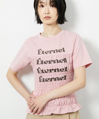 CTKID01049 TONEA シャーリングロゴTシャツ