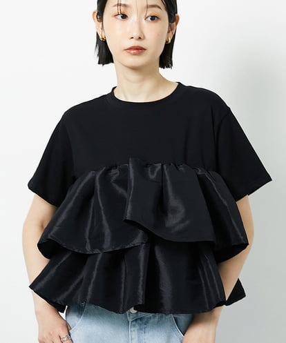 CTKID03063 TONEA ティアードフリルTシャツ