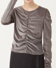 CTKKD03054 TONEA(トネア) シアーベロアシャーリングトップス ブラウン