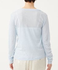 CTKKD04051 TONEA(トネア) シアーヘンリーネック レイヤードトップス アイボリー