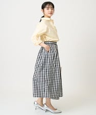 F1BGD27140 MK MICHEL KLEIN(小さいサイズ)(メゾン ドゥ サンク) 【小さいサイズ】コットン混ベーシックシャツ（無地）/接触冷感/防シワ/洗濯機で洗える ピンク