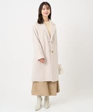 F1FBD52160 MK MICHEL KLEIN(小さいサイズ)(メゾン ドゥ サンク) 【小さいサイズ】スパンコールラメ入りニット/洗える ピンク