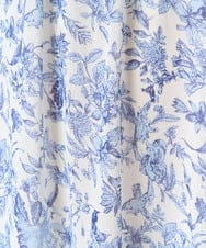 F1HFA07140 MK MICHEL KLEIN(小さいサイズ)(メゾン ドゥ サンク) 【小さいサイズ】花柄シフォンスカート/丈の長さが選べる/洗える/セットアップ対応 アイボリー