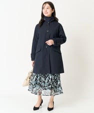 F1HFA07140 MK MICHEL KLEIN(小さいサイズ)(メゾン ドゥ サンク) 【小さいサイズ】花柄シフォンスカート/丈の長さが選べる/洗える/セットアップ対応 アイボリー
